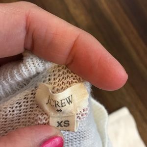J. Crew Factory Sweaters - J Crew white knit short sleeve sweater J. Crew Factory Sweaters - J Crew white knit short sleeve sweater